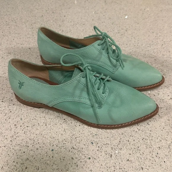 Frye | Shoes | Frye Delia Mint Green Oxfords Womens Laceup Flats 7 | Poshmark Frye | Shoes | Frye Delia Mint Green Oxfords Womens Laceup Flats 7 | Poshmark